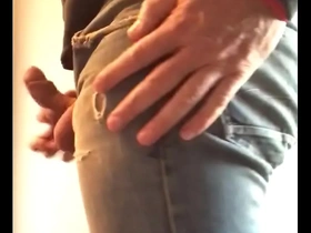 Cock and jeans