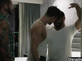 Gay hunk finds out his boyfriend is cheating on him